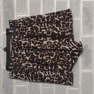 FREE w Bundle Wonder Limited Safari Leopard Print Hi Waisted Cabana Shorts Small